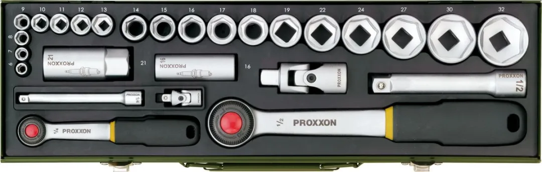 Proxxon 23020 Dopsleutelset Metrisch 27-delig