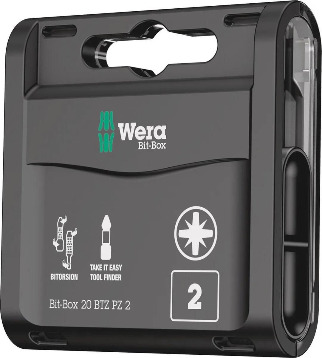 Wera 05057761001 Bit-Box 20-delig PZ2 Bitset