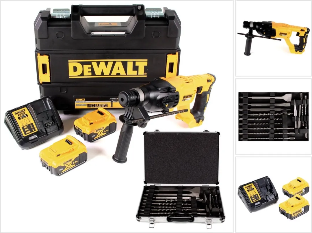 DeWalt DCH 133 P2 Combihamer 18V 2x5.0Ah