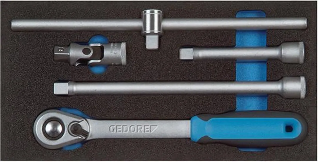 Gedore 1500 CT1-1993 U-20 Dopsleutel-Set 5-delig