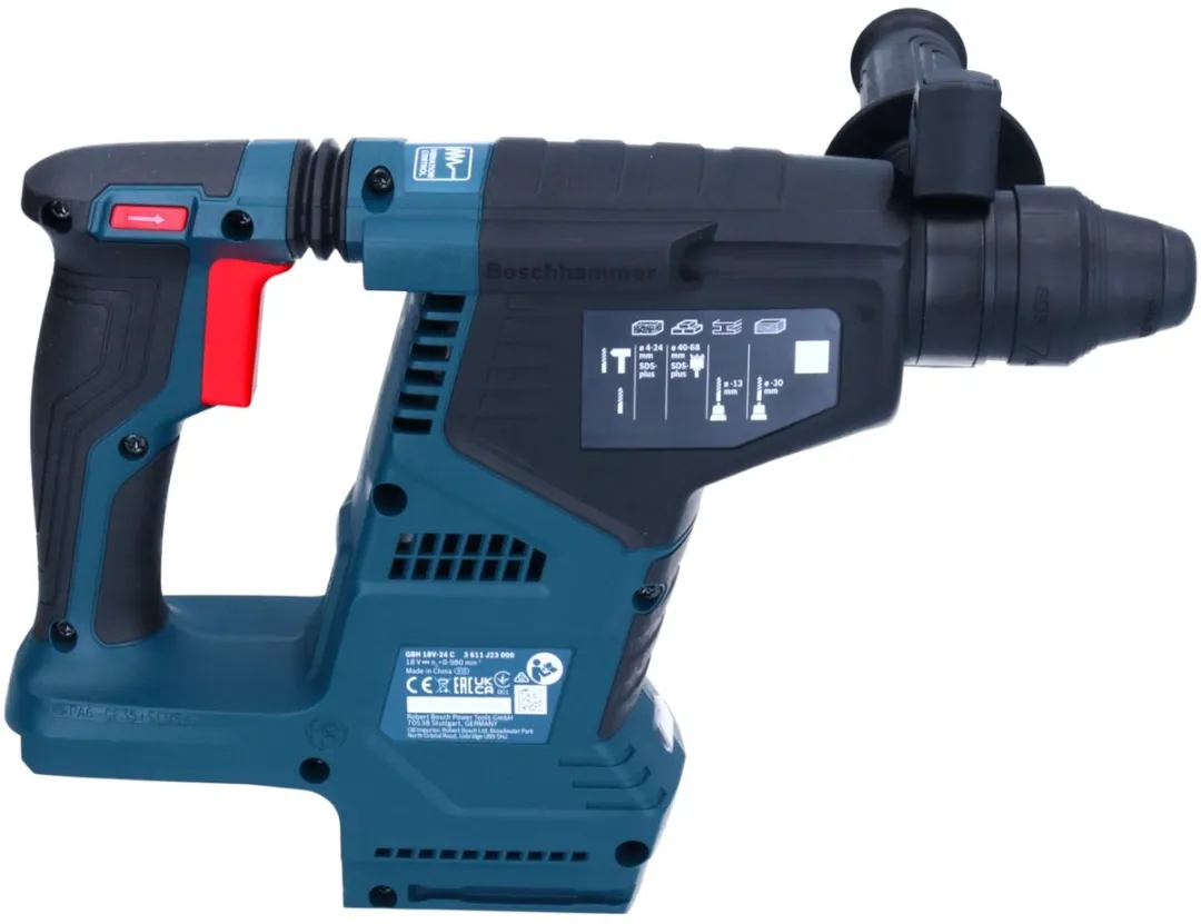 Bosch Professional GBH 18V-24 C Boorhamer - 2,4J - 2x 4,0Ah Accu + Lader - afbeelding 5 van 5