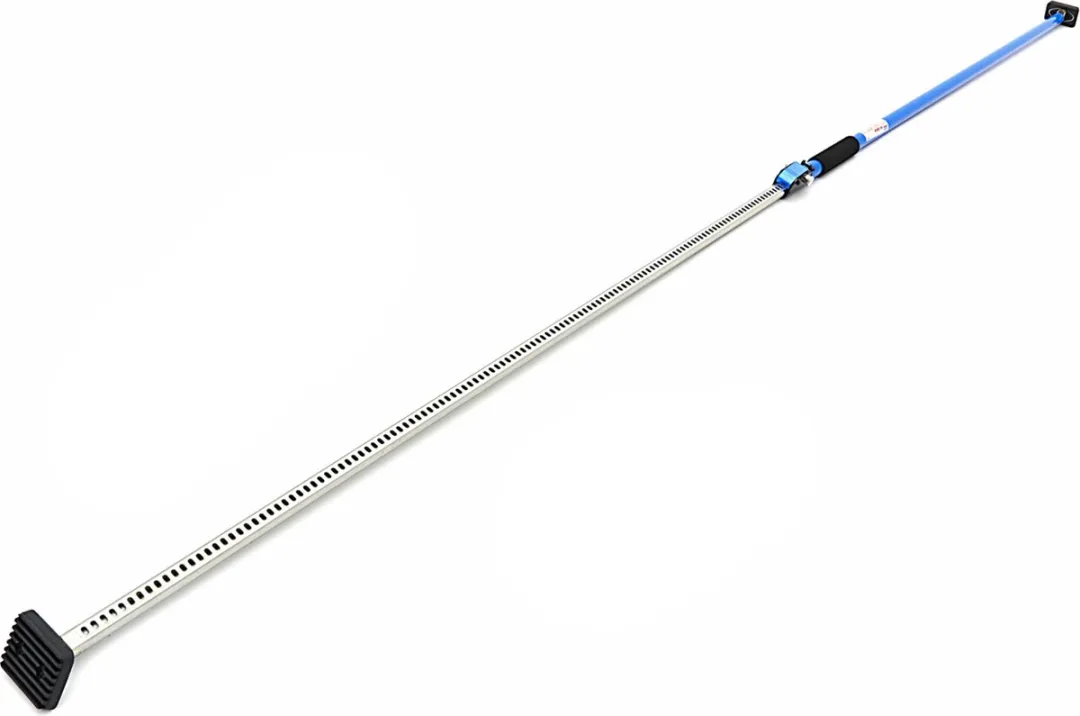 HBM Verstelbare Stempel 90-160cm - Automatische Vergrendeling - Zilver/Blauw/Zwart