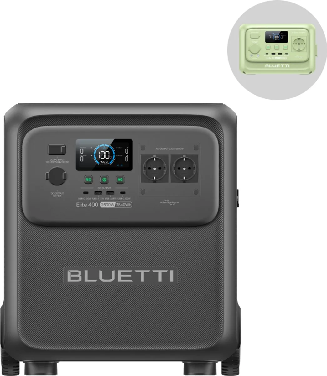 Bluetti Elite 400 Zonne-energiecentrale 2600W 3840Wh