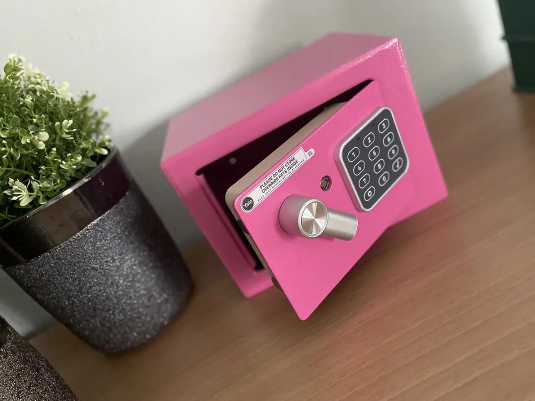 Yale Elektronische Kluis DB2 Mini - Roze