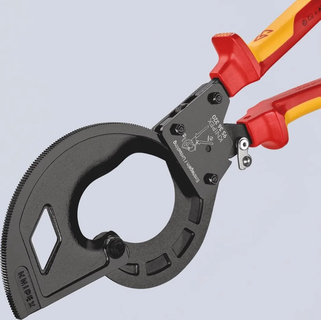 Knipex Kabelkniptang Ratel 320mm VDE - 2c-groep
