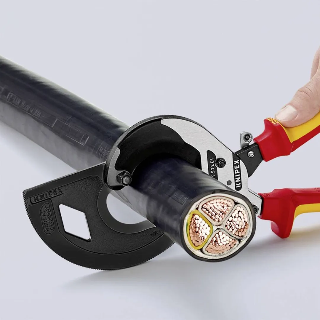 Knipex Kabelkniptang Ratel 320mm VDE - 2c-groep
