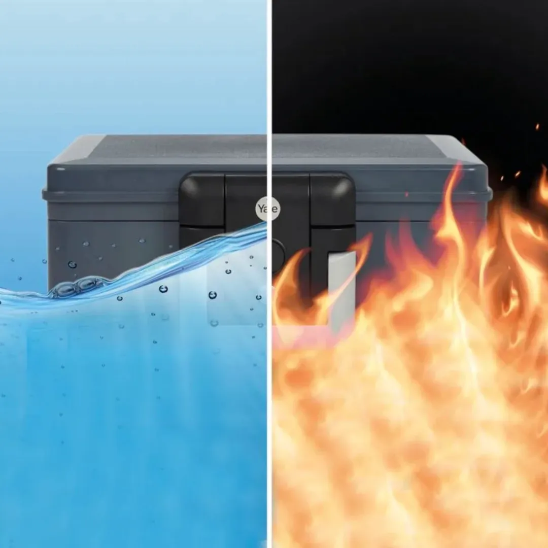 Yale Brand & Waterwerende Koffer Large - Grijs