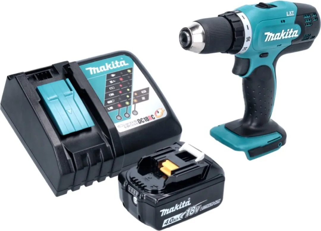 Makita DDF453RM1 Accuboormachine 18V - 42Nm 16 standen - 2 snelheden