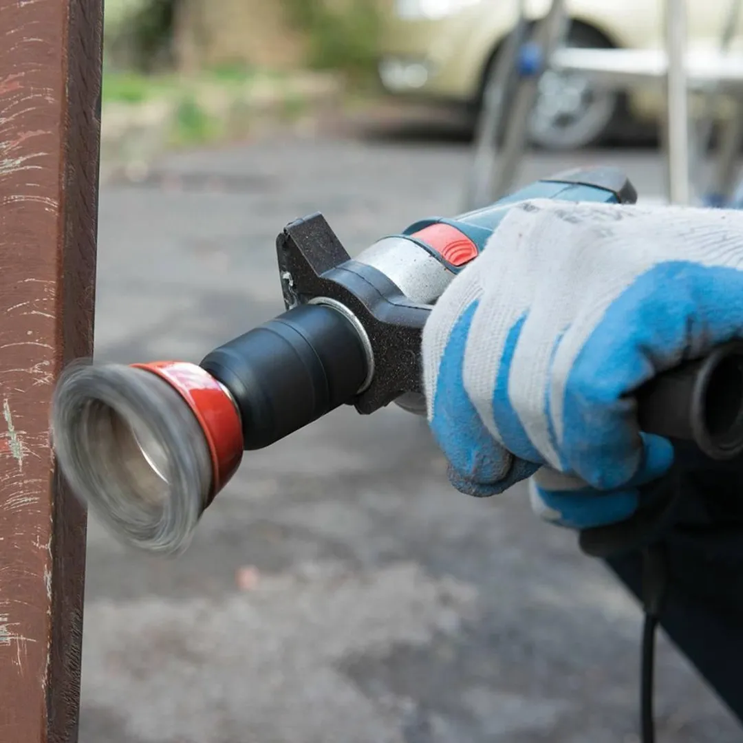 Silverline Komborstel staal Ø75mm - Roestverwijdering