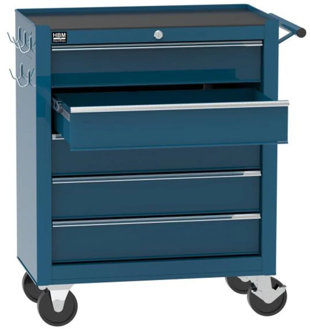 HBM 5-Laden Gereedschapswagen Blauw