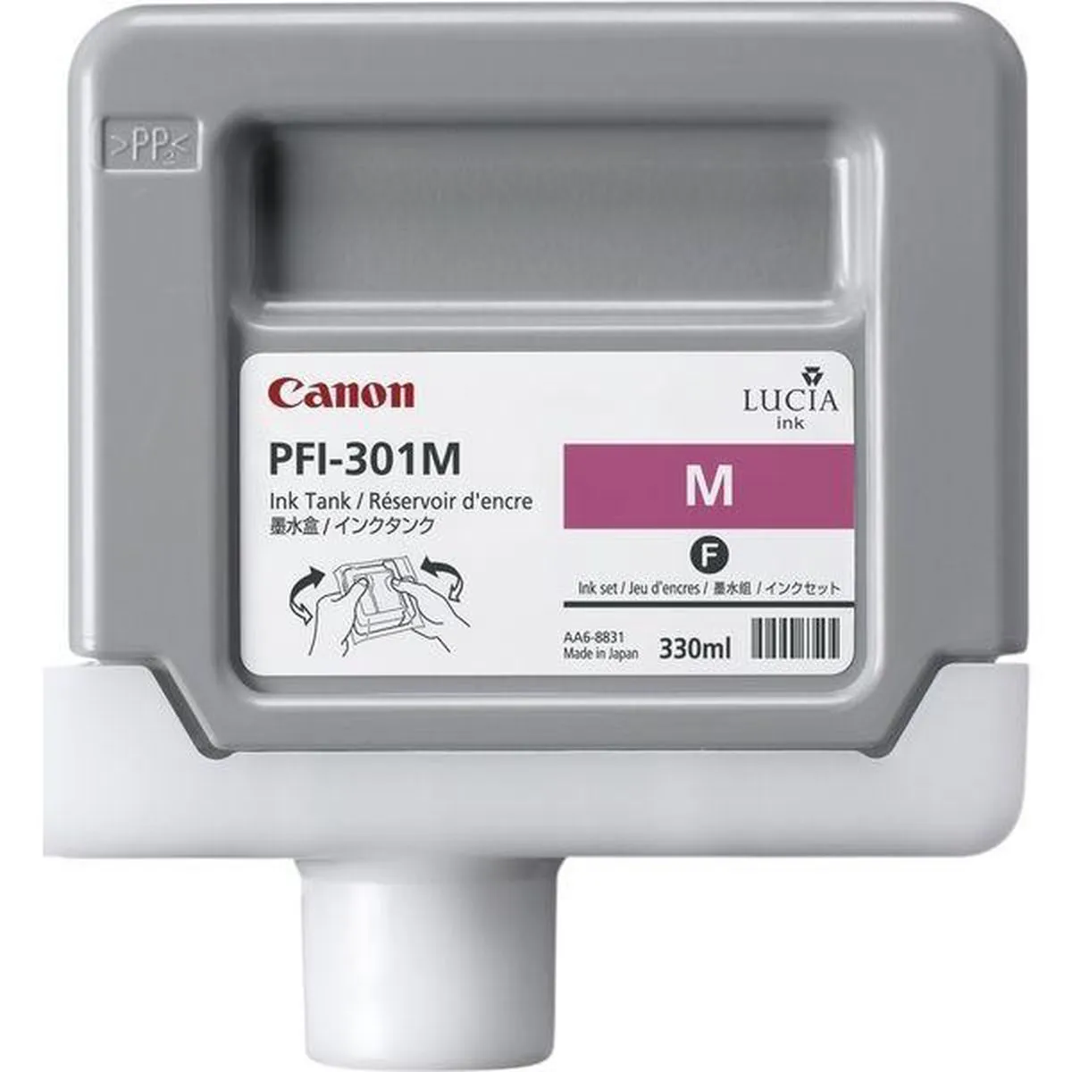 Canon PFI-301M Pigment Inktcartridge Magenta 330ml