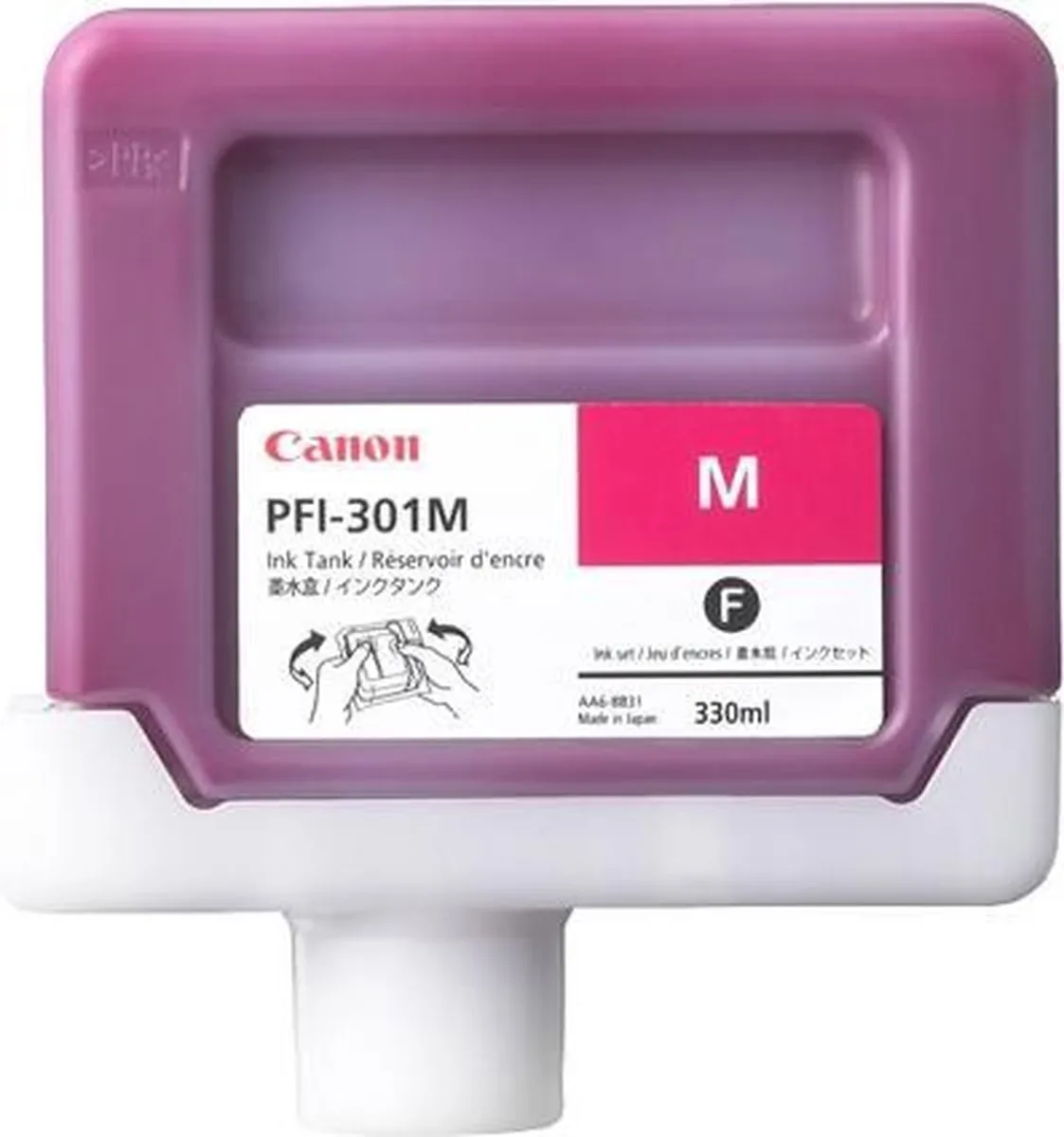 Canon PFI-301M Pigment Inktcartridge Magenta 330ml