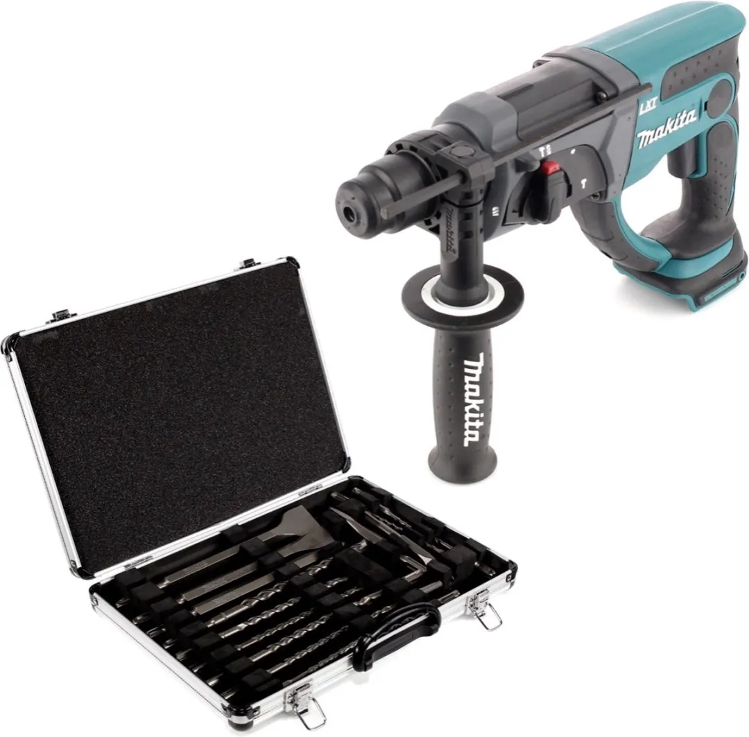 Makita DHR 202 Z 18V Li-ion Combihamer - SDS Plus - 20mm Beton