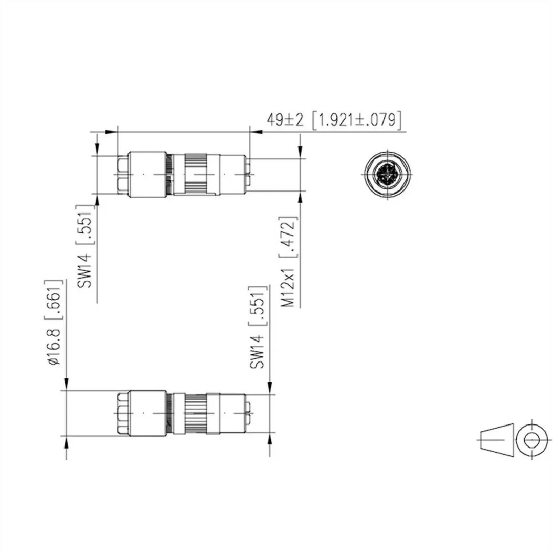 Metz Connect MMF881A315 Connector - 8 Polig