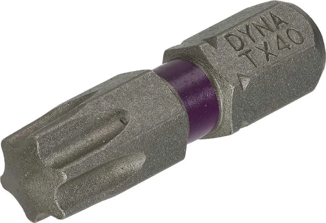 Dynaplus Torx 40 Schroefbit 25mm - Paars - 10 Stuks - afbeelding 6 van 6