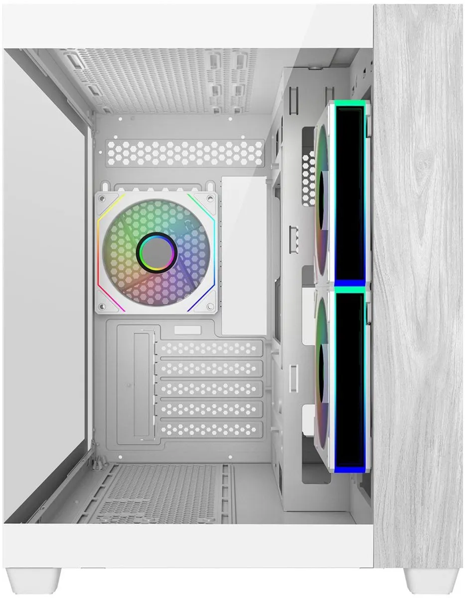 Cooler Master Elite 481 Wood - Wit