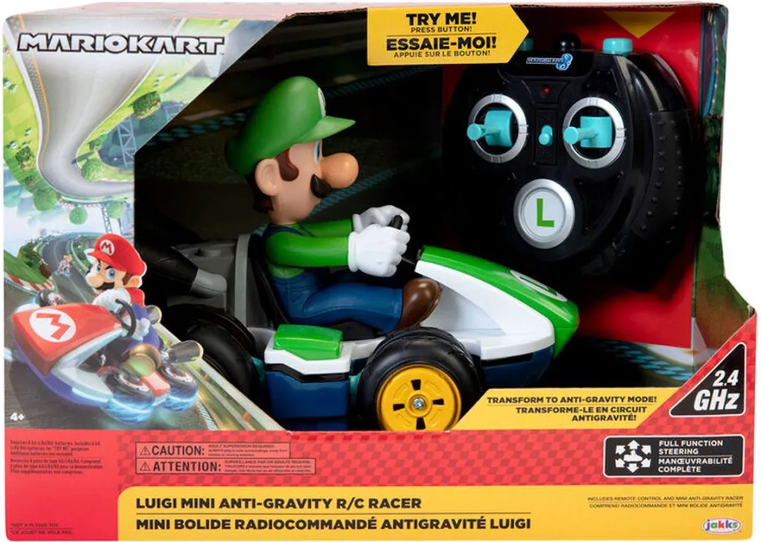 Nintendo Luigi Mini RC Racer Groen - 08988-11L - afbeelding 6 van 6