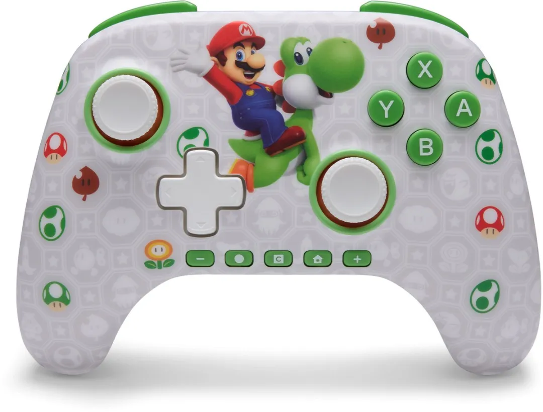 PowerA Advantage Draadloze Controller Nintendo Switch 2- Mario & Yoshi