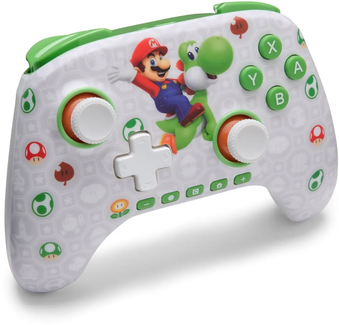 PowerA Advantage Draadloze Controller Nintendo Switch 2- Mario & Yoshi