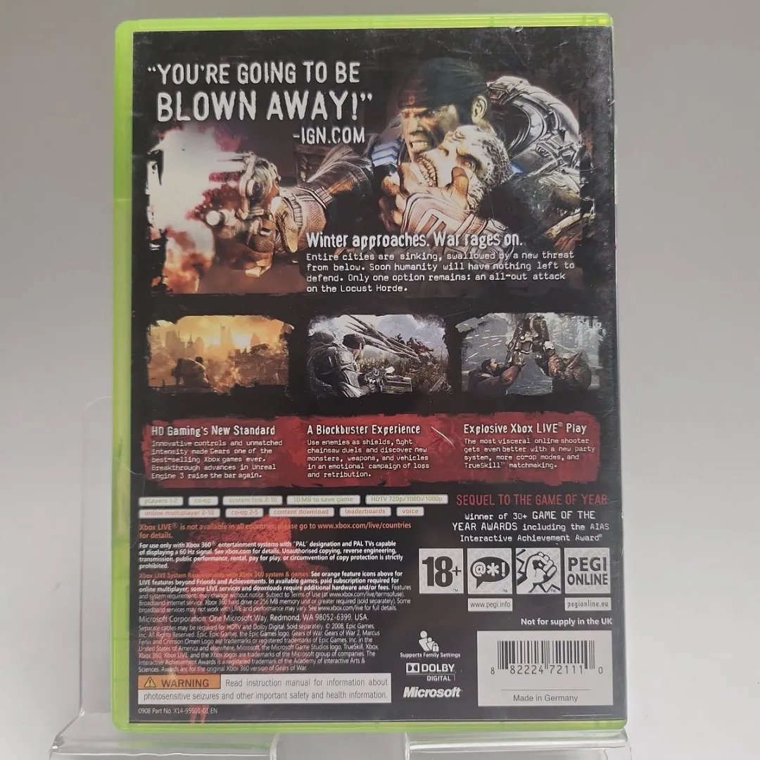 Xbox Gears of War 2 - Gebruikt