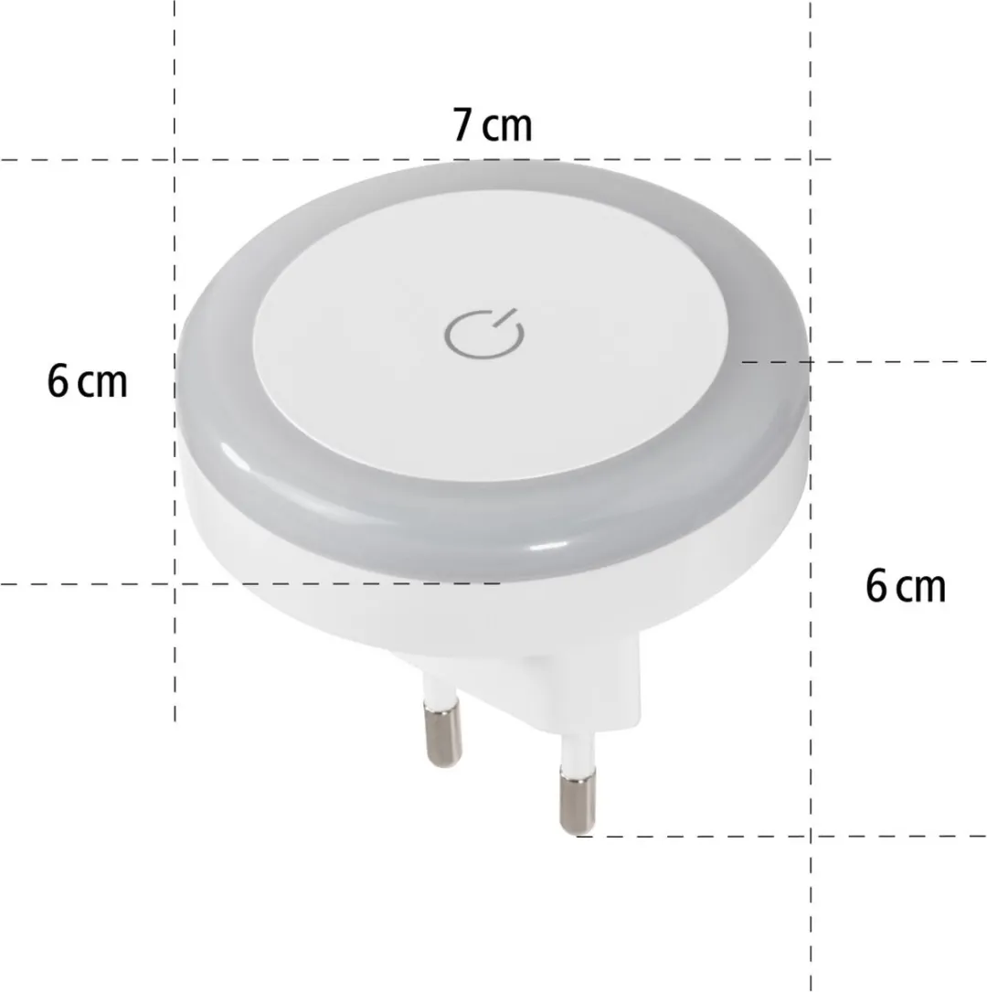 Hama Basic Nachtlampje Touch Switch - Wit