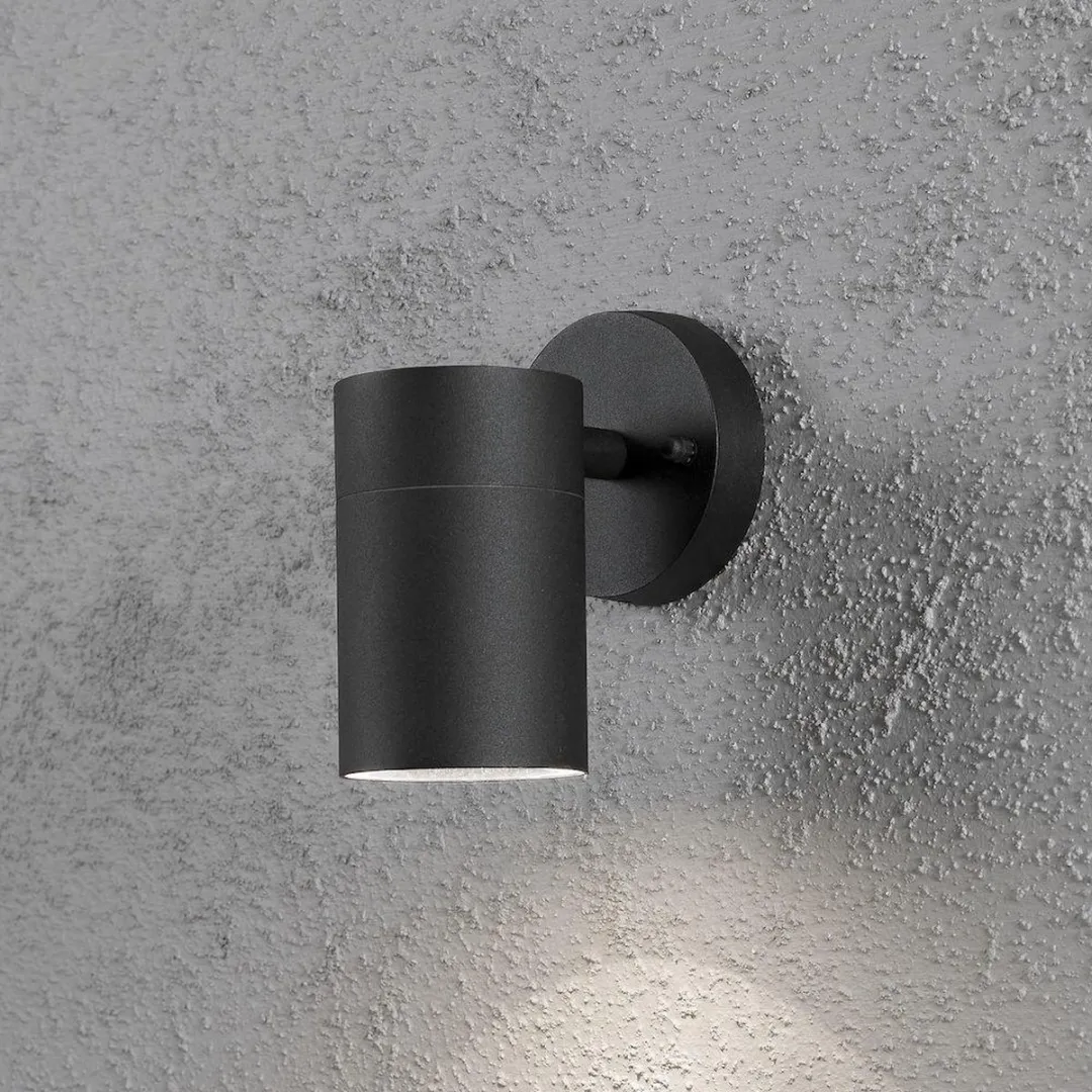 Konstsmide Modena Wandspot XL 12cm GU10 - Matzwart - afbeelding 6 van 6