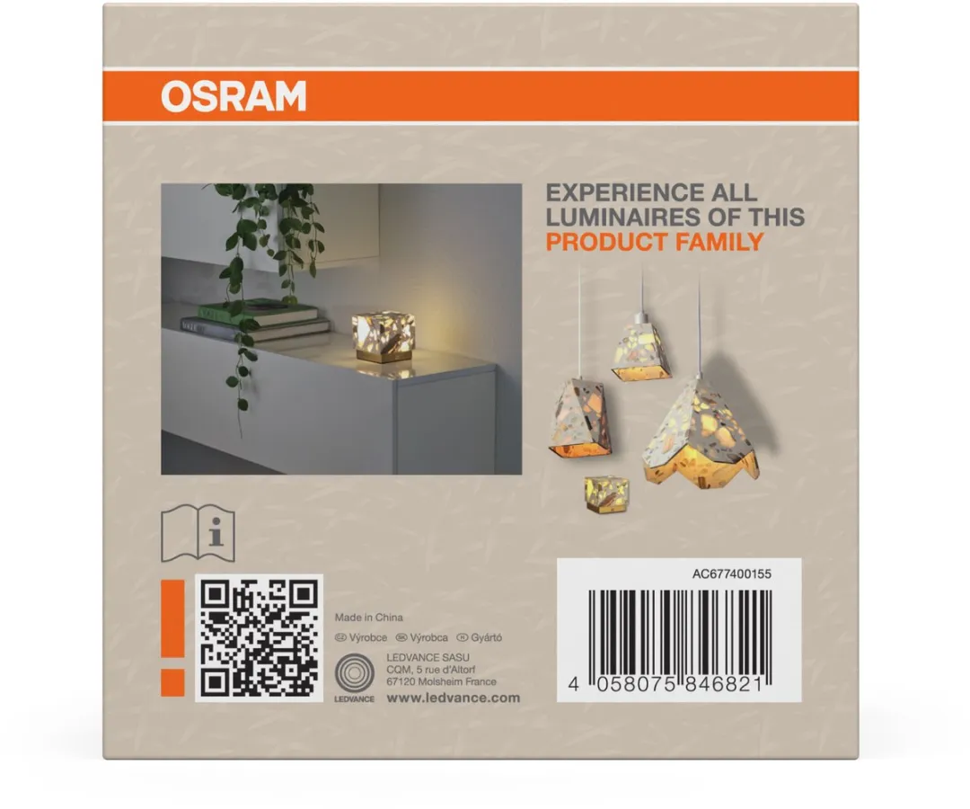 Osram Decor Gleam Table 2W Touch CCT DIM - Beige - afbeelding 6 van 6