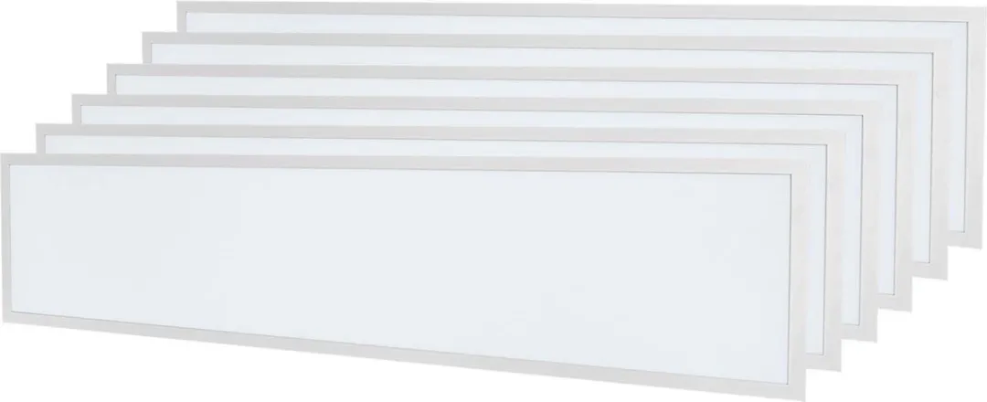 LEDVION 6x LED Paneel 120x30cm 24W 6500K