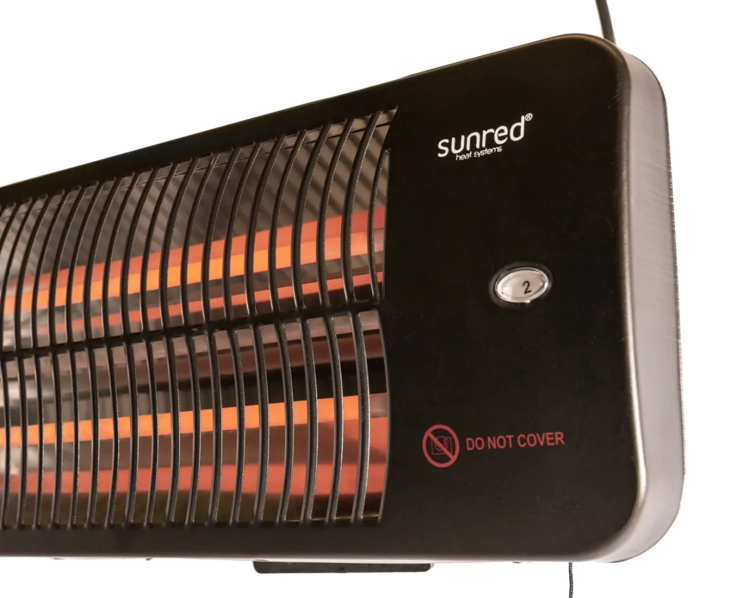 Sunred Lugo Terrasverwarmer 2000W - 10 standen - Grijs
