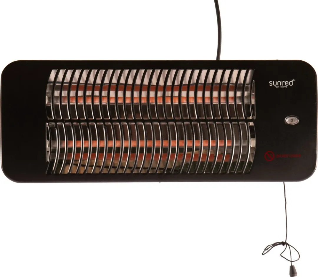 Sunred Lugo Terrasverwarmer 2000W - 10 standen - Grijs