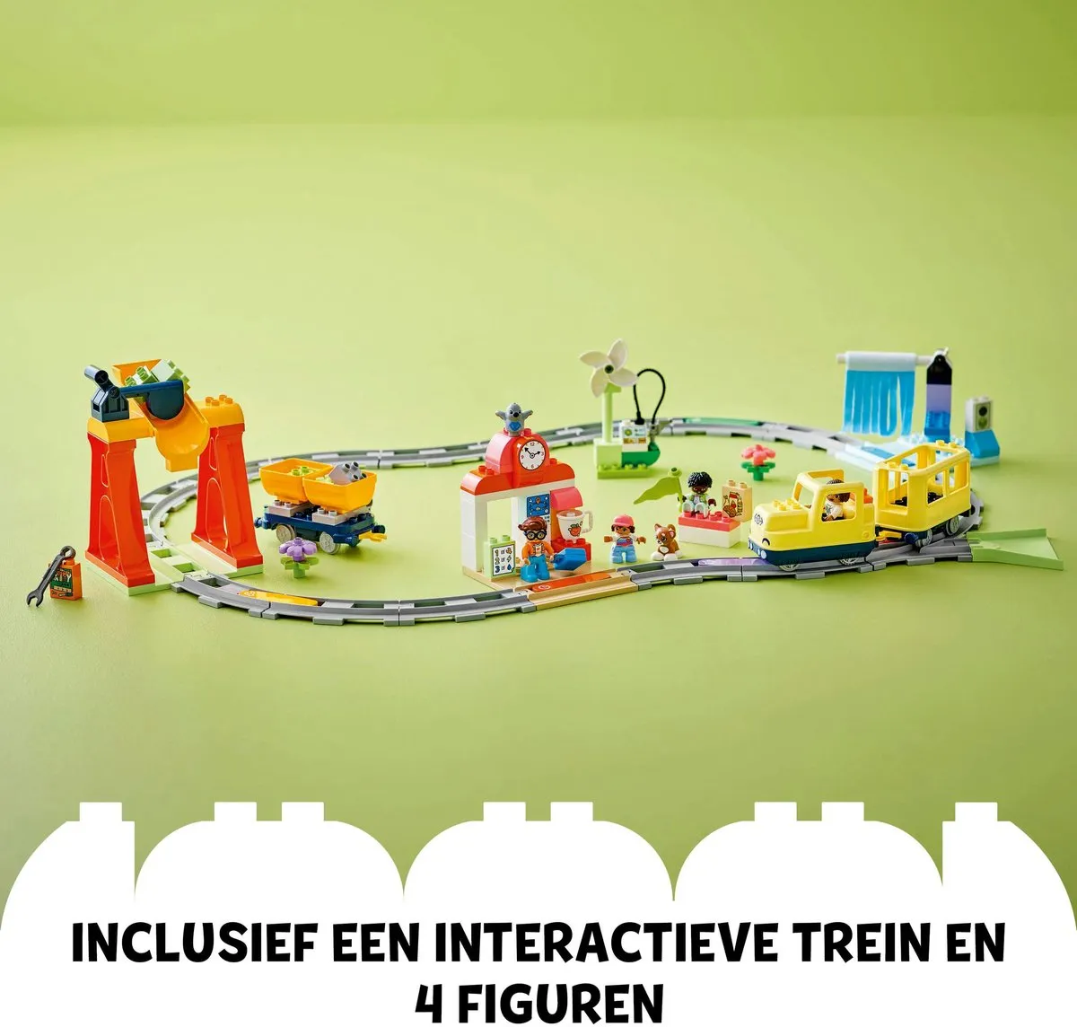LEGO DUPLO Stad Grote Interactieve Buurttrein 10428 - 103 Stukken