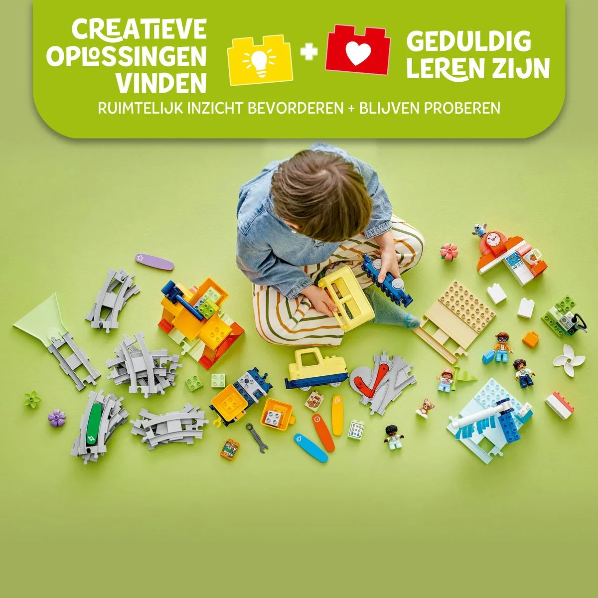 LEGO DUPLO Stad Grote Interactieve Buurttrein 10428 - 103 Stukken