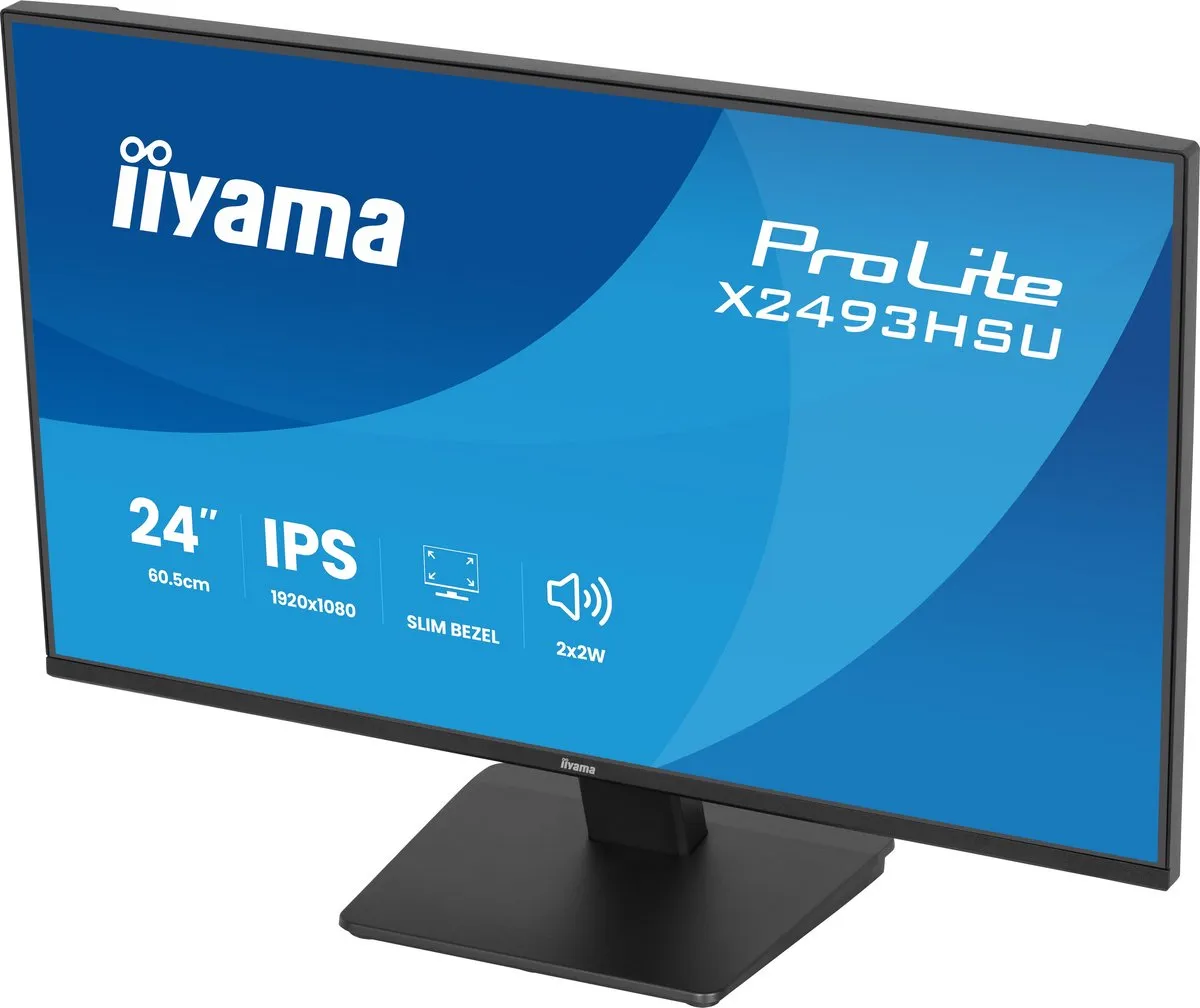 iiyama ProLite X2493HSU-B1 Monitor 24" Full HD IPS - USB-Hub - afbeelding 6 van 6