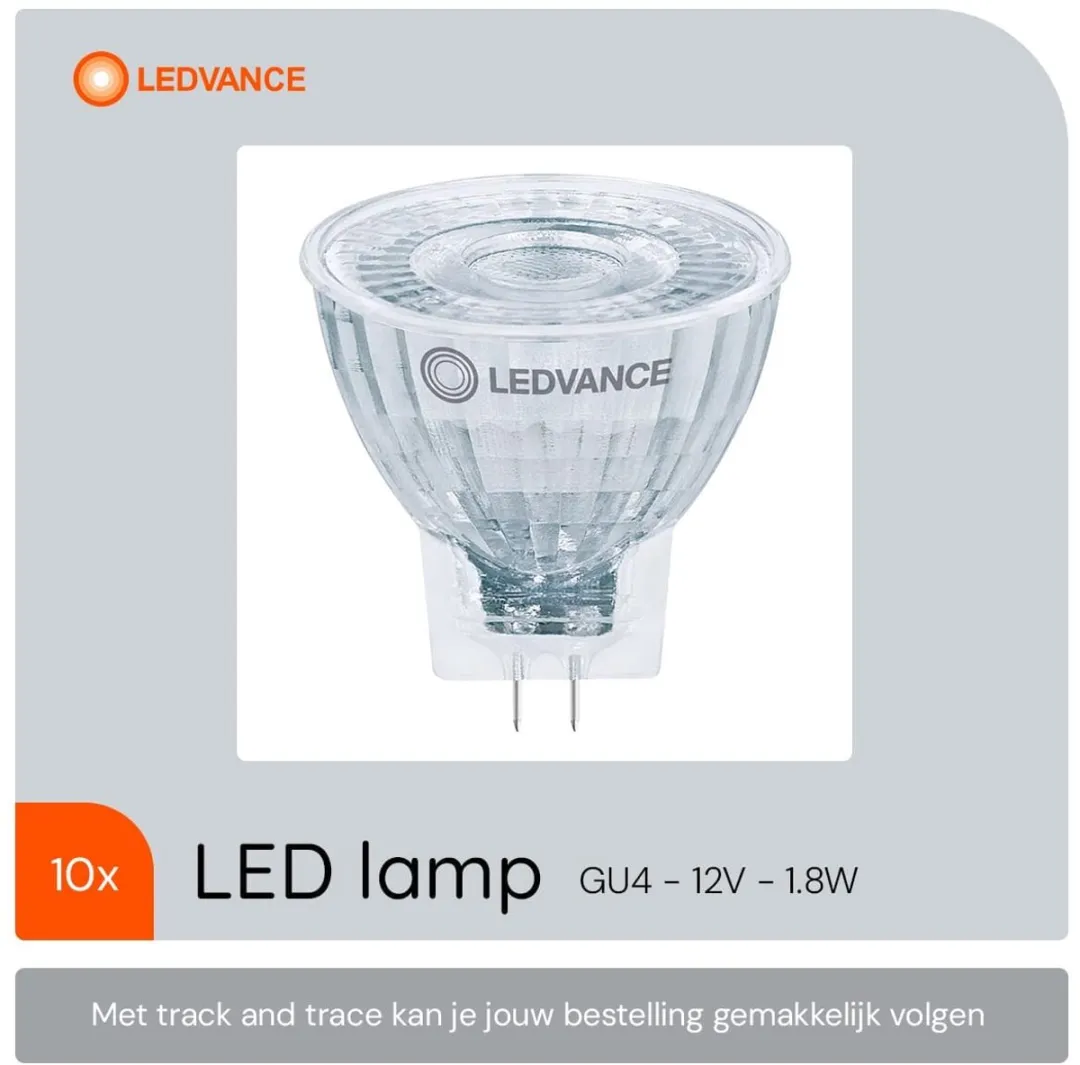 LEDVANCE LED Spot MR11 GU4 1.8W - 10 Stuks - afbeelding 3 van 6