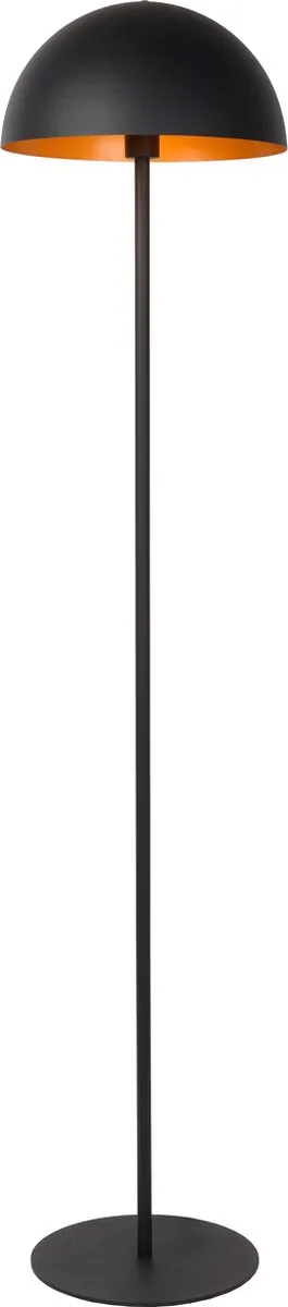 Lucide Siemon Vloerlamp Ø35cm - 1xE27 - Zwart