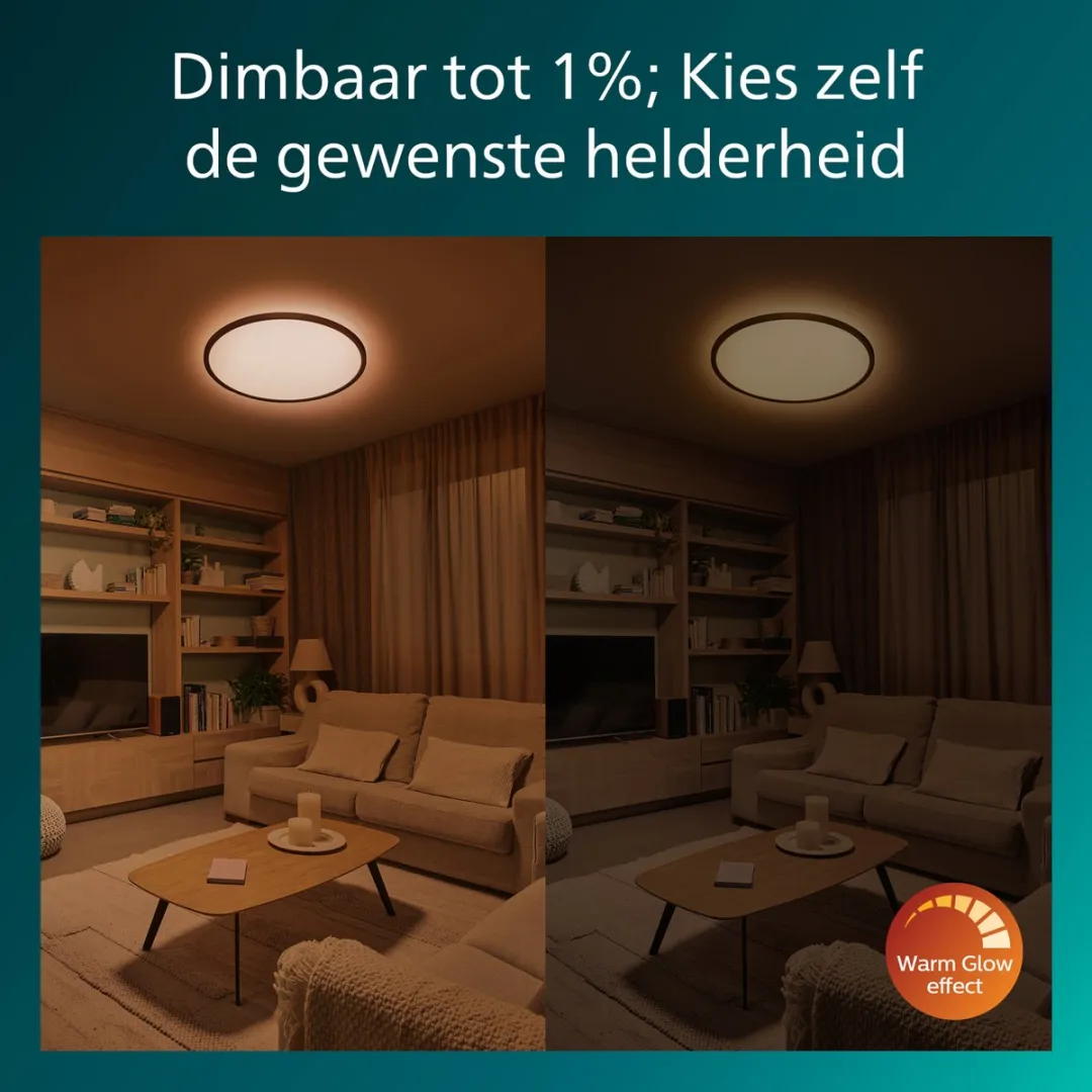 Philips Valen Plafondlamp 32W - Zwart
