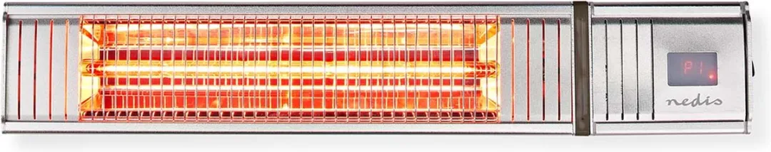 Nedis HTPA30ESS Patioverwarming 2000W - 9 Standen - Wandmontage - afbeelding 6 van 6