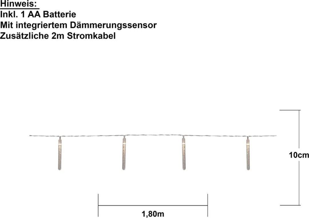 Star Trading Solar Lichtketting Bubbly - 1 Lichtpunt