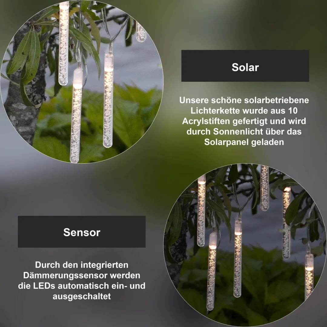 Star Trading Solar Lichtketting Bubbly - 1 Lichtpunt