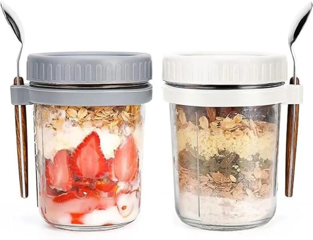 Mepal Overnight Oats Glazen Beker 475ml