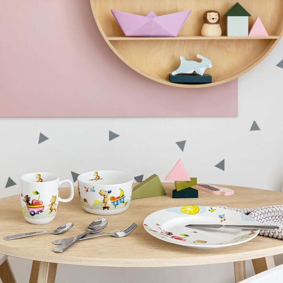 Villeroy & Boch Hungry as a Bear Kinderbestek - 4-delig Zilver