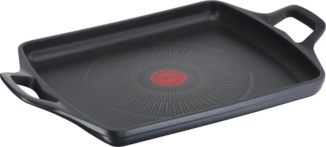Tefal Robusto Plancha Pan 26x32cm - Inductie - Zwart