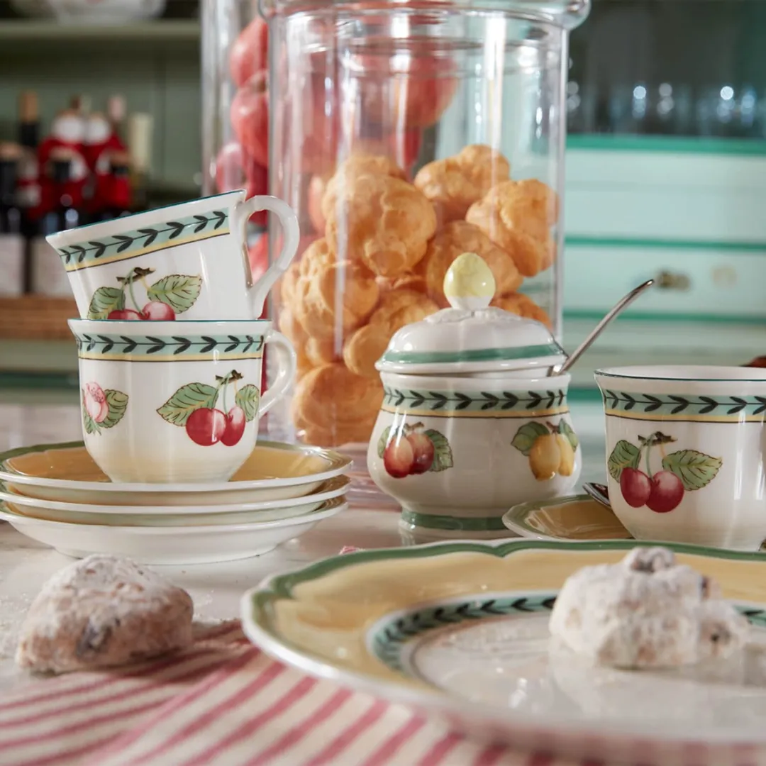 Villeroy & Boch French Garden Fleurence Koffietassen Set - 6 Stuks - 120ml