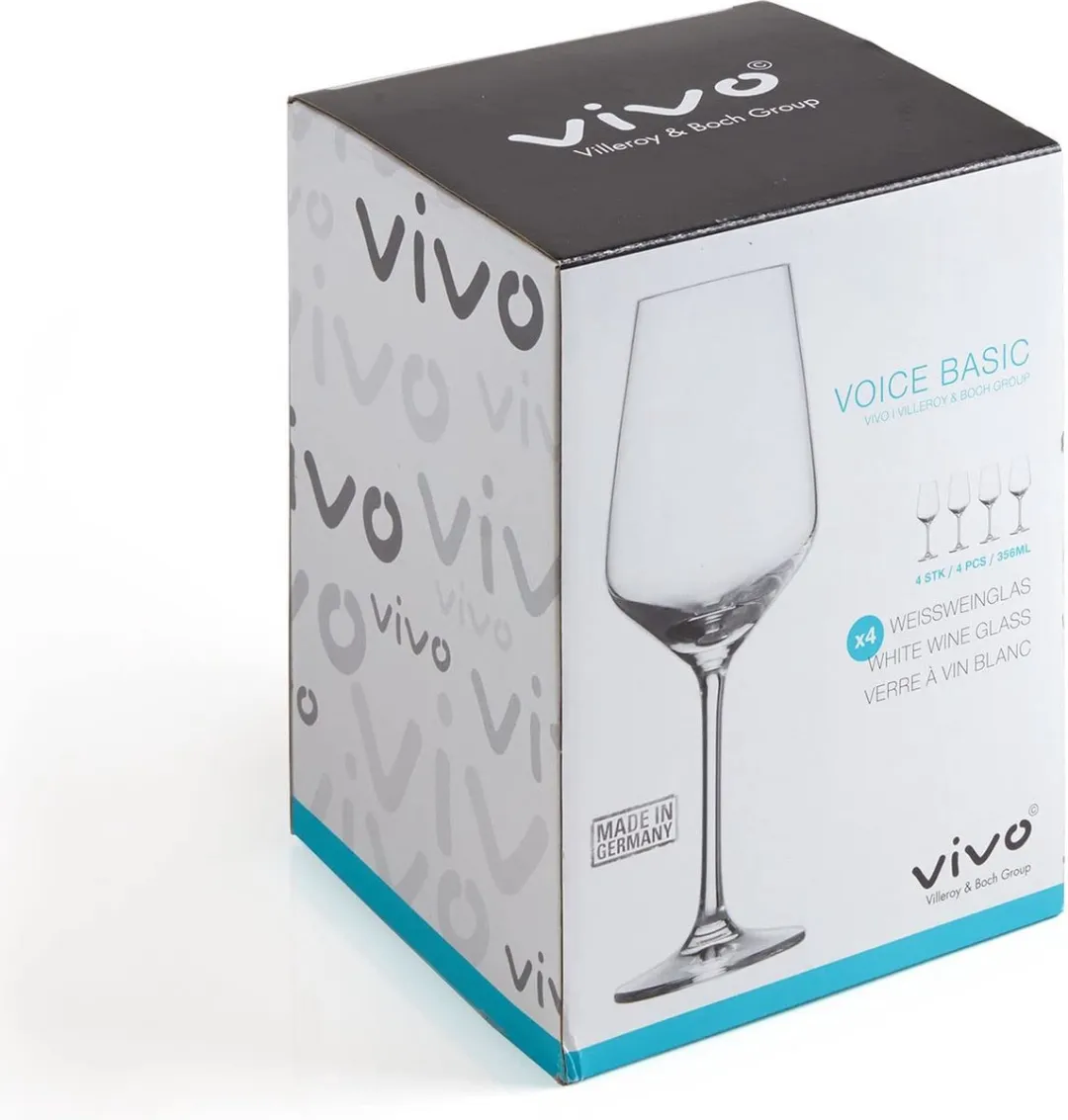 Villeroy & Boch Voice Basic Weißweingläser 280ml - 4 Stuks