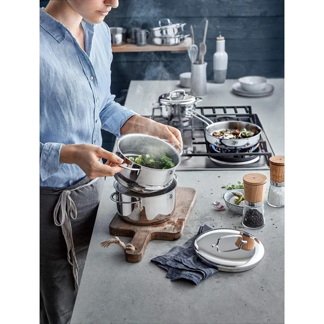WMF Mini Kookpan Ø16cm - 1.5L - RVS - Zilver