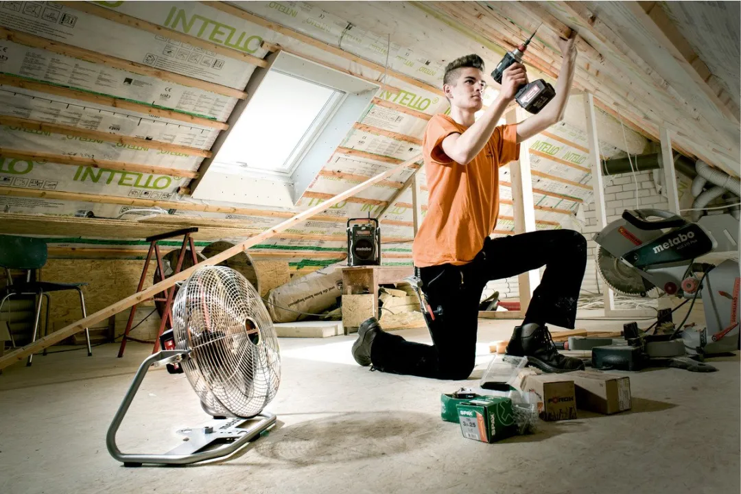 Metabo AV 18 Ventilator 355mm - 3 Snelheden - Wit