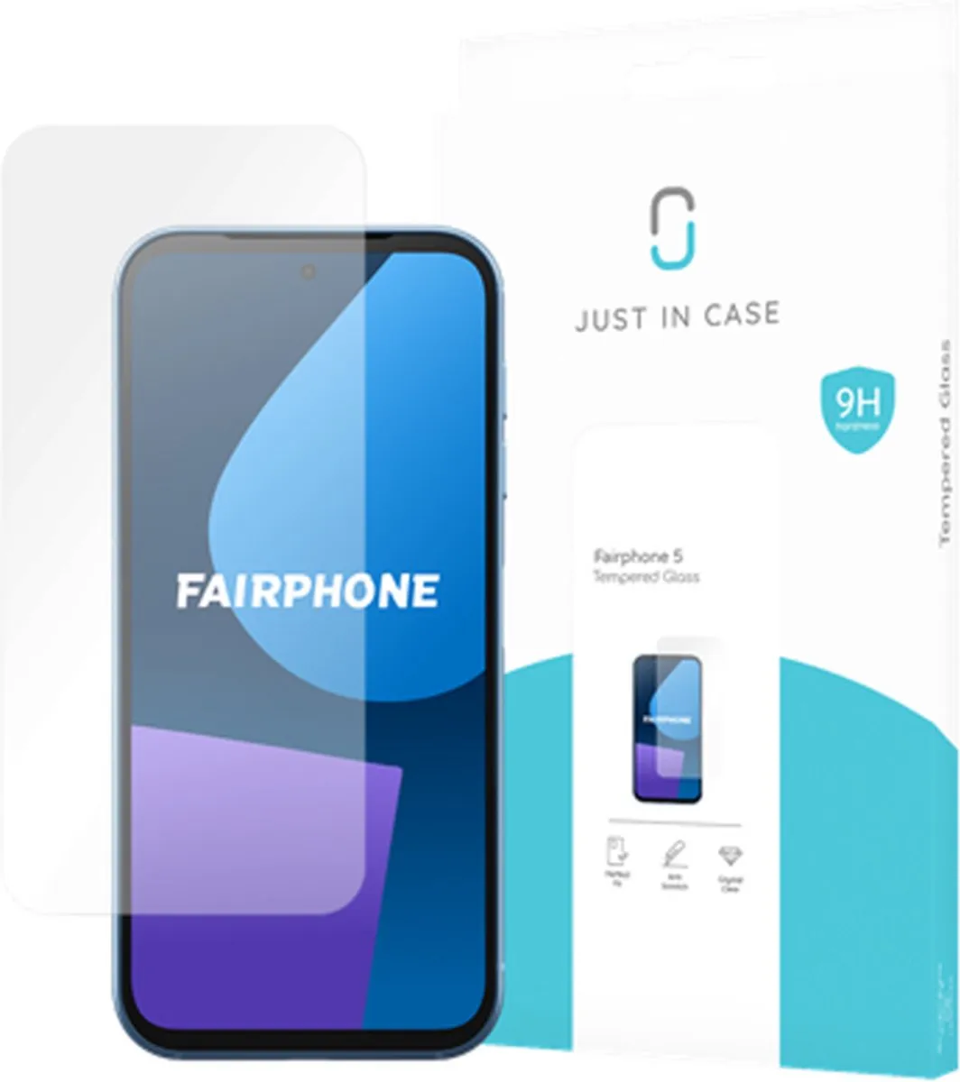 Just in Case Screenprotector Fairphone 5 - Gehard Glas
