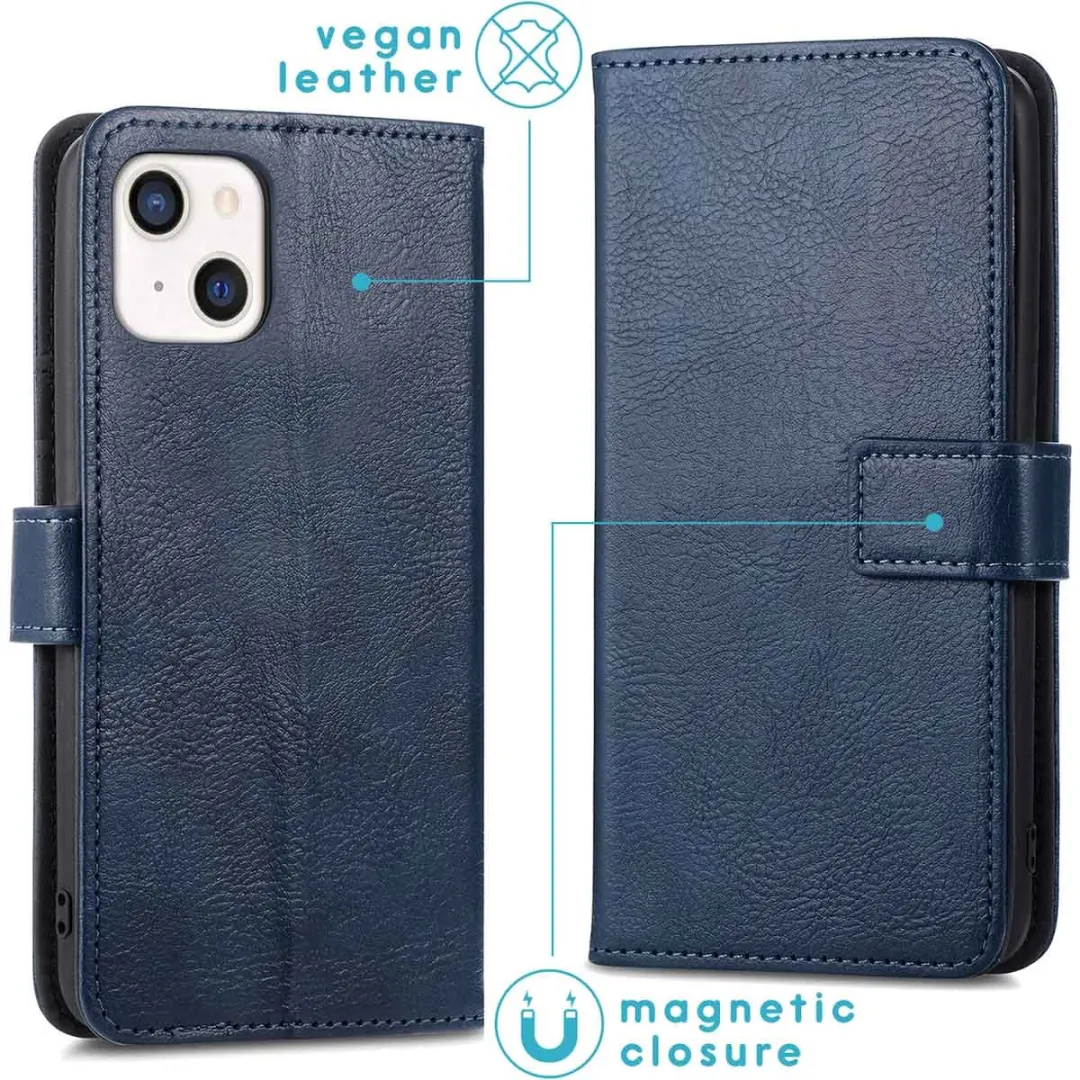 Imoshion Hoesje iPhone 13 Mini - 3 Pasjes - Donkerblauw - afbeelding 2 van 6
