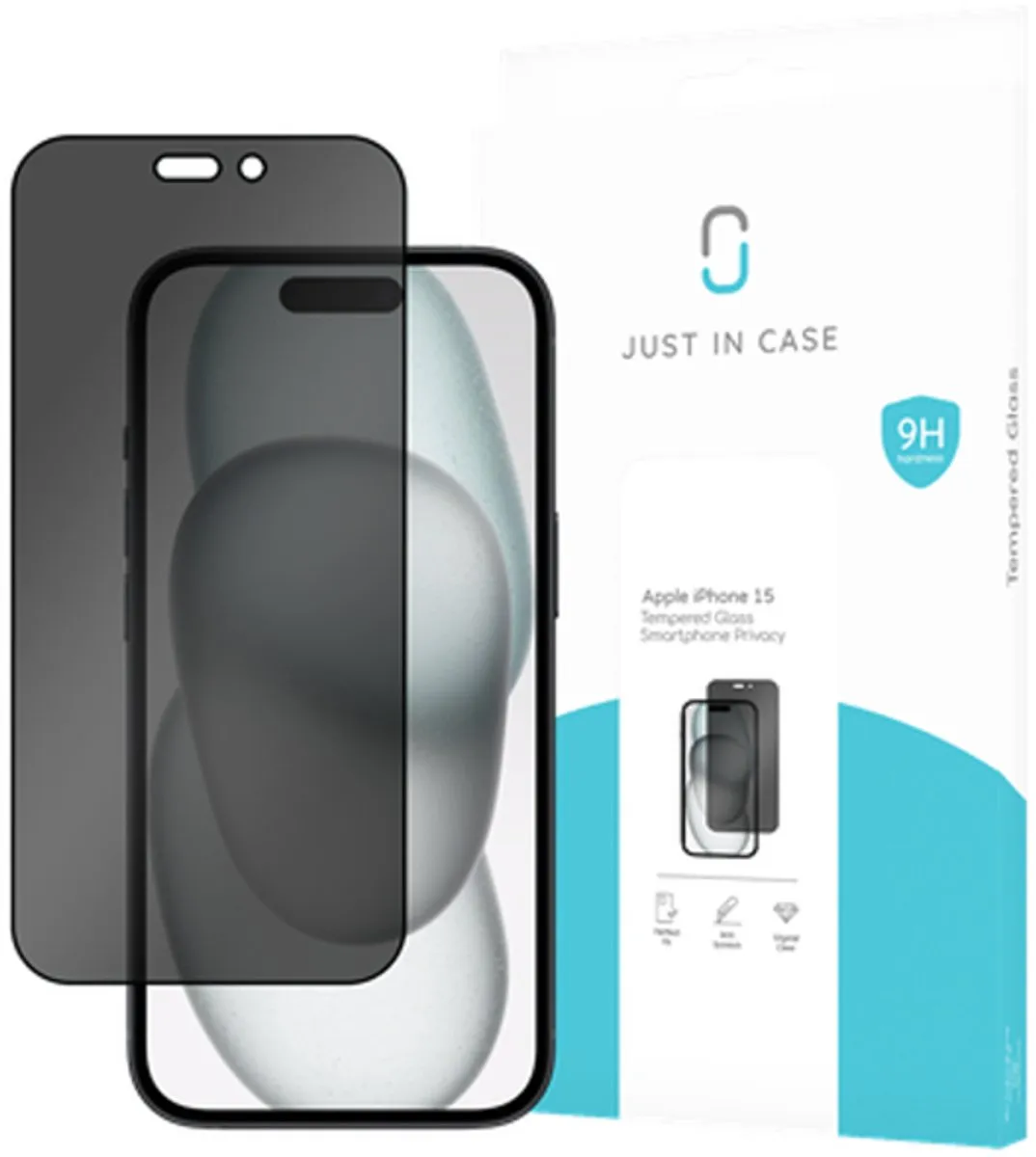 Just in Case Privacy Screenprotector iPhone 15