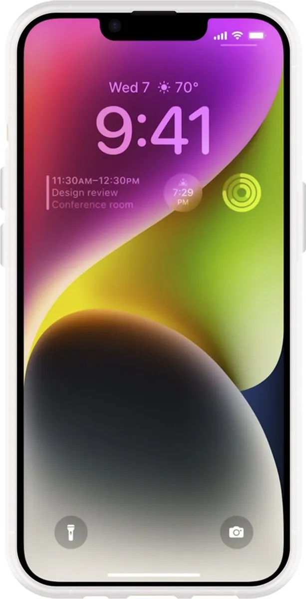 Just in Case iPhone 14 Hoesje met Koord - Transparant